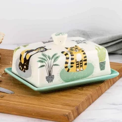 Clearance Cat Butter Dish, 16x12.5cm Tableware Brands