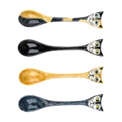 New Set of 4 Cat Spoons, 13cm Tableware Brands|Cutlery