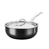 Discount Nanobond Curved Saute Pan with Lid, 24cm Pots & Pans