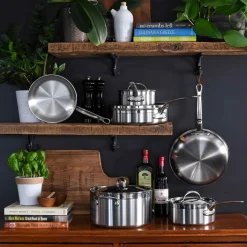 ProBond Stainless Steel 6 Piece Cookware Set Pots & Pans