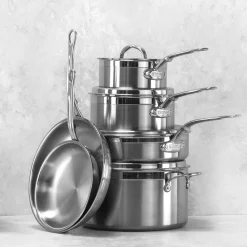 ProBond Stainless Steel 6 Piece Cookware Set Pots & Pans