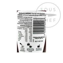 Hibiscus Ginger & Manuka Honey Real Fruit Infusion, 250ml Ingredients Brands|Drinks