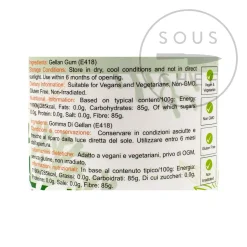 Hot High Acyl Gellan Gum LT100, 100g Ingredients Brands|Baking Ingredients