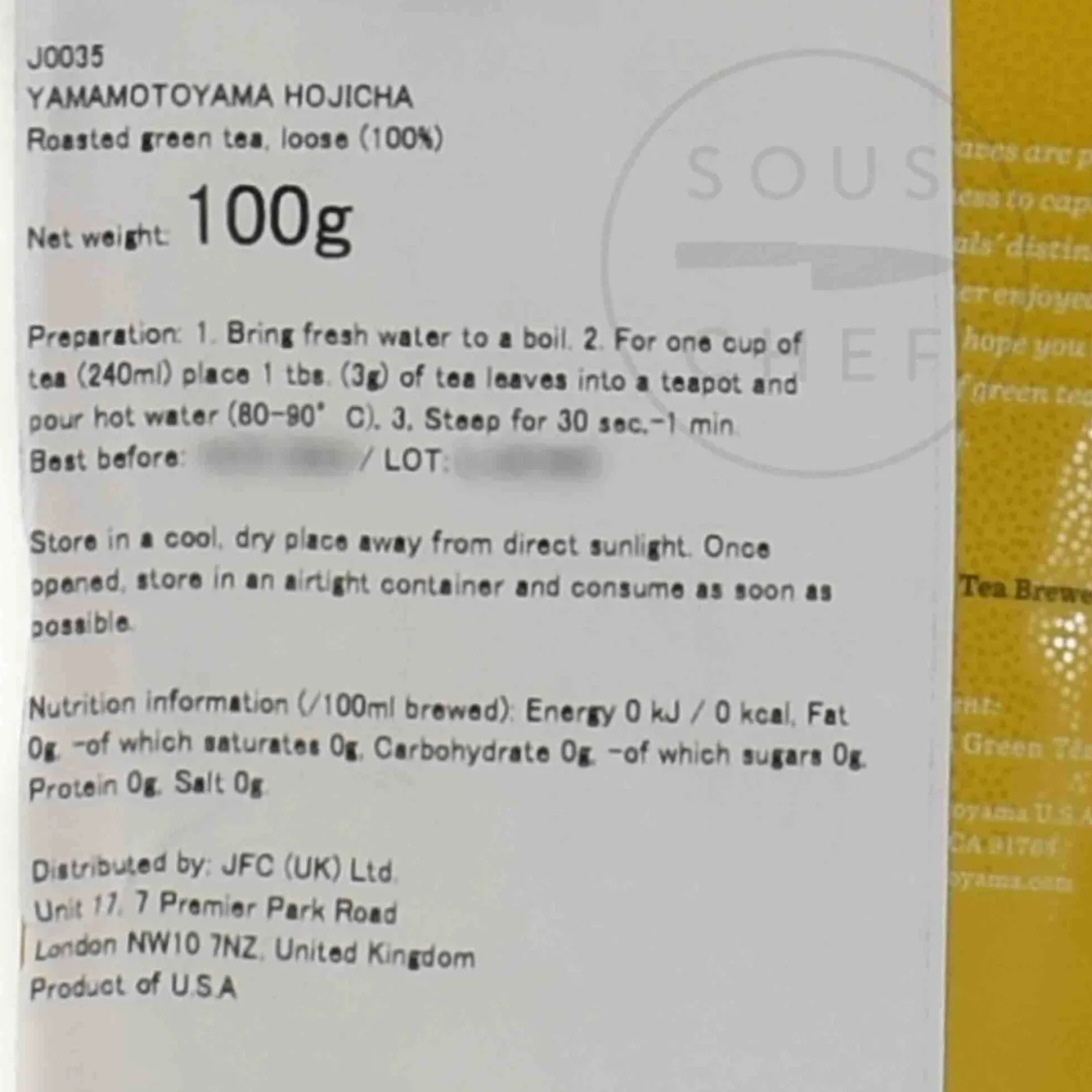 Outlet Hojicha Loose Green Tea, 100g Ingredients Brands|Drinks