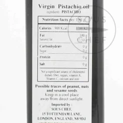 New Virgin Pistachio Oil, 250ml Ingredients Brands|Oil, Vinegar & Dressings