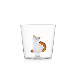 Discount Brown Tail Sitting Cat Tumbler, 300ml Table Setting|Drinking Glasses