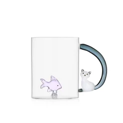 Online Cat & Fish Mug, 540ml Tableware Brands