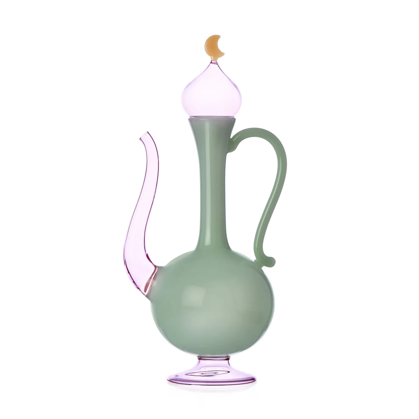 Hot Green and Pink Jug with Moon, 37.5cm Jugs & Bottles|Tableware Brands