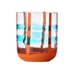 Best Orange & Teal Patterned Tumbler, 350ml Tableware Brands