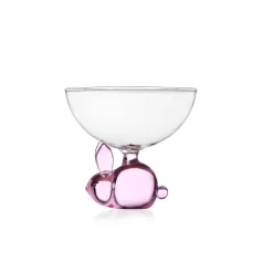 Outlet Pink Rabbit Coupe Glass, 250ml Table Setting|Drinking Glasses