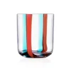 Best Red & Teal Striped Tumbler, 350ml Tableware Brands