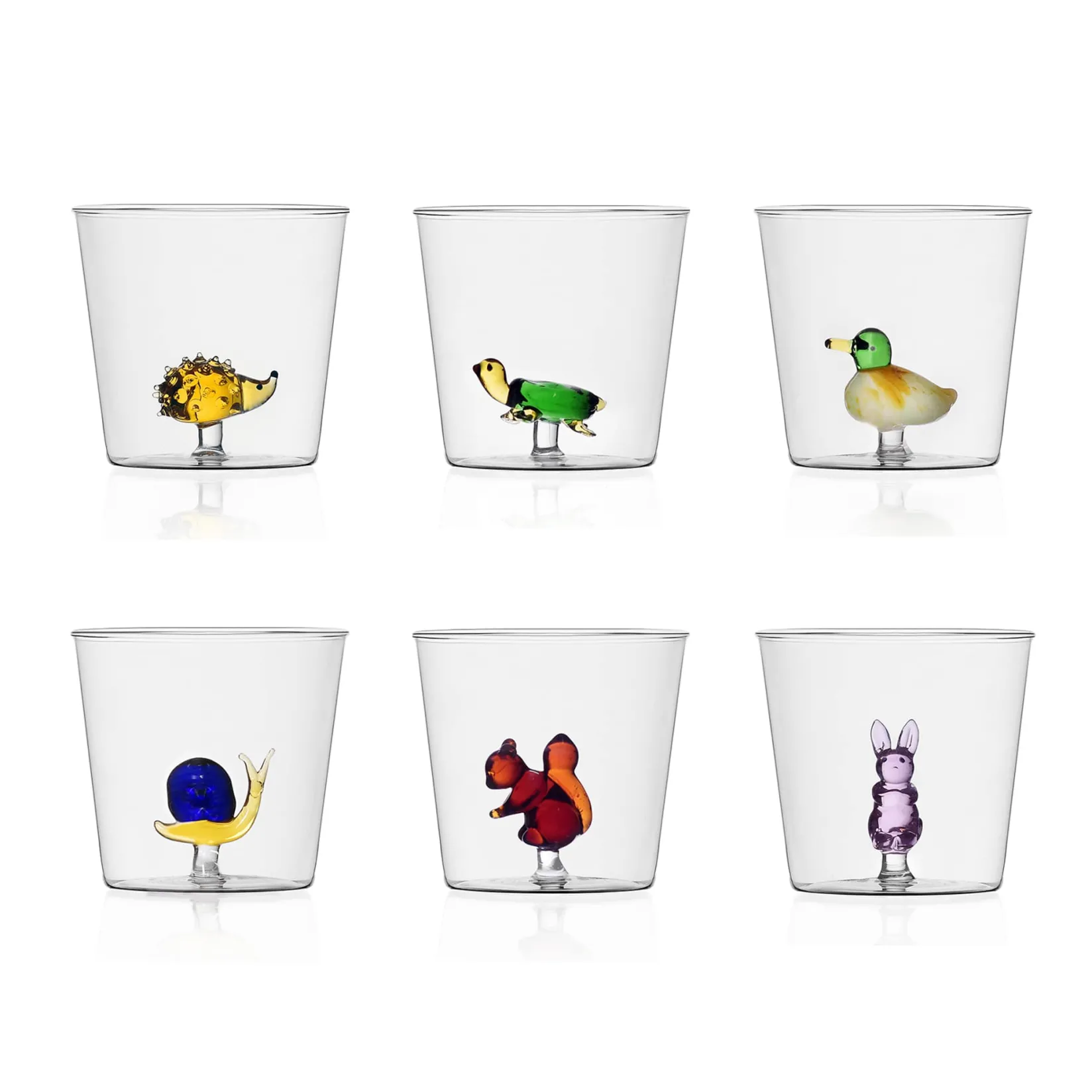 Online Set of 6 Animal Tumblers Tableware Brands