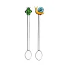 Online Snail and Frog Set of 2 Stirring Spoons, 15cm Tableware Brands|Cutlery