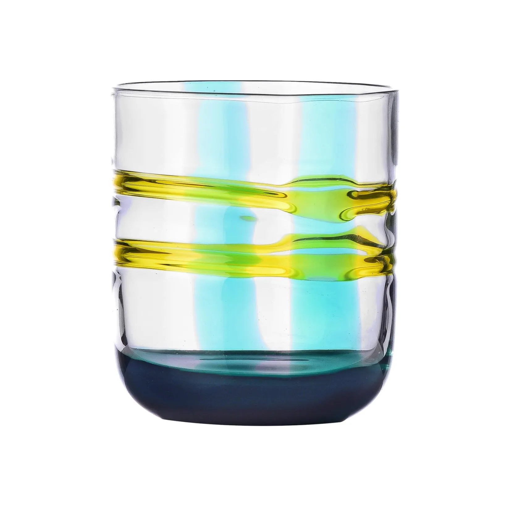 Best Teal & Yellow Patterned Tumbler, 350ml Tableware Brands