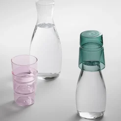 Water Tumbler - Pink Table Setting|Drinking Glasses