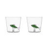 Clearance Ichendorf Set of 2 Green Sardine Tumblers, 300ml Tableware Brands