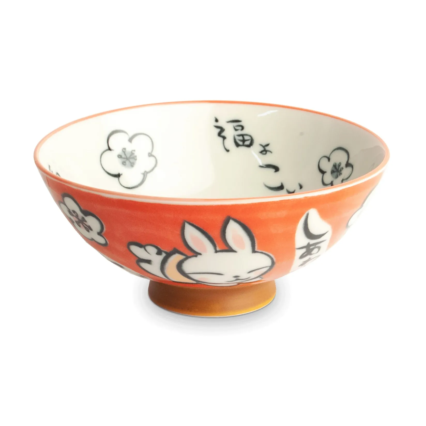 Discount Japanese Kawaii Red Rabbit Rice Bowl, 14cm Japanese Ingredients|Crockery & Dinnerware