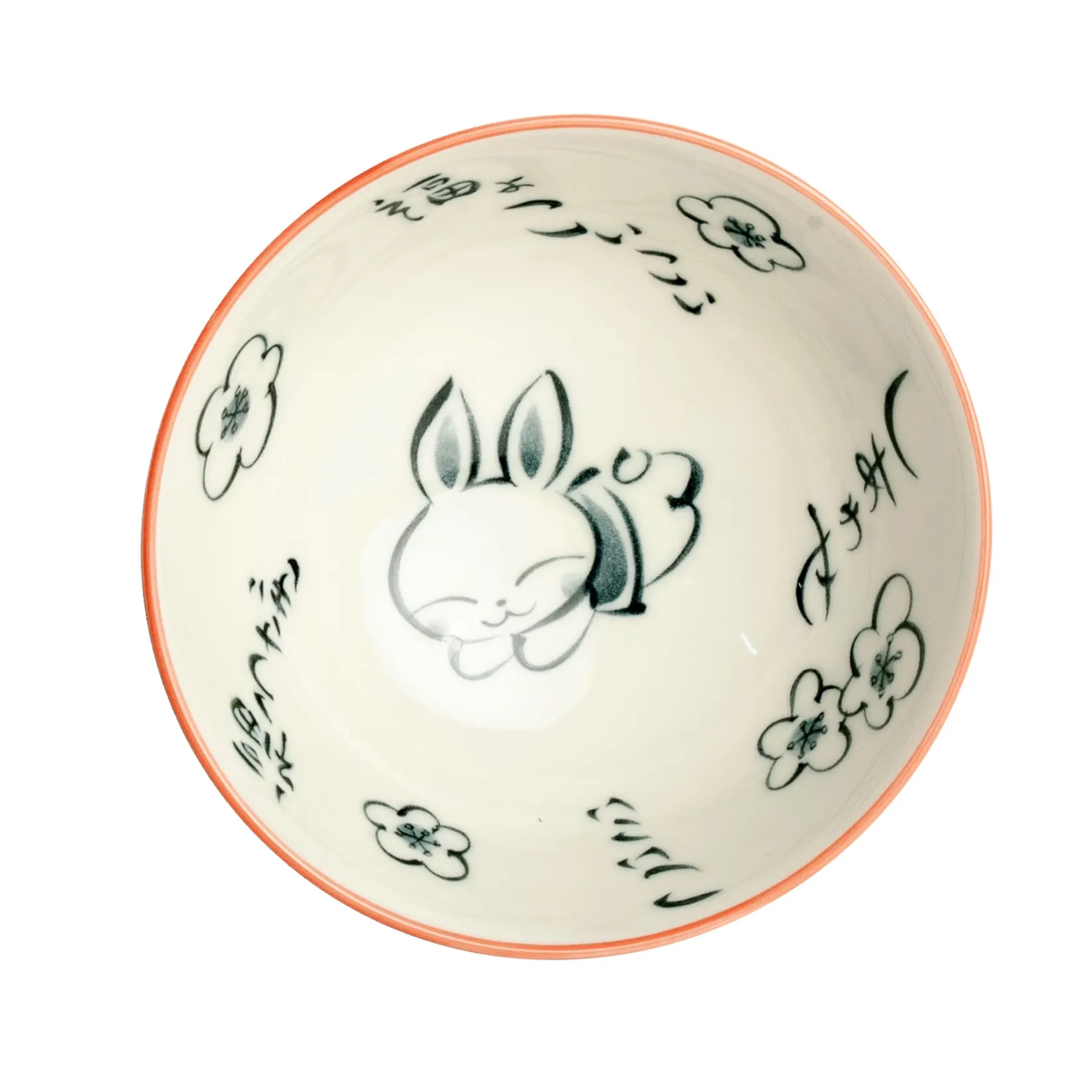 Discount Japanese Kawaii Red Rabbit Rice Bowl, 14cm Japanese Ingredients|Crockery & Dinnerware