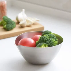 New Japanese Stainless Steel Mixing Bowl with Pouring Spout Japanese Ingredients|Baking Supplies & Equipment