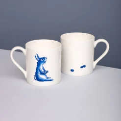 Hot Blue Rabbit with Macaroons Mug, 300ml Tableware Brands|Crockery & Dinnerware