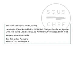 Sale Plum Soju, 350ml Ingredients Brands|Drinks