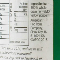 Online America's Best Yellow Popcorn Jars, 850g Ingredients Brands|American Ingredients