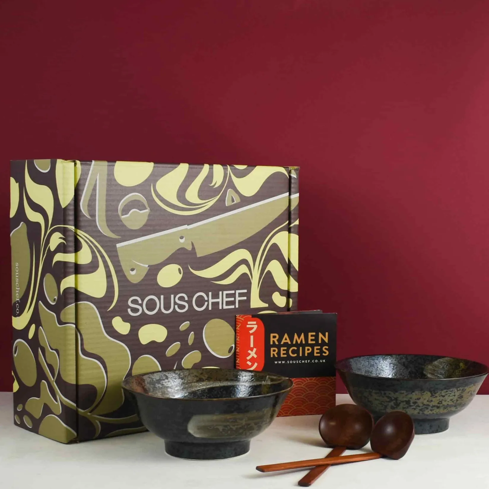 Best Karasuba-Iro Ramen Bowl Set Japanese Ingredients|Japanese Tableware