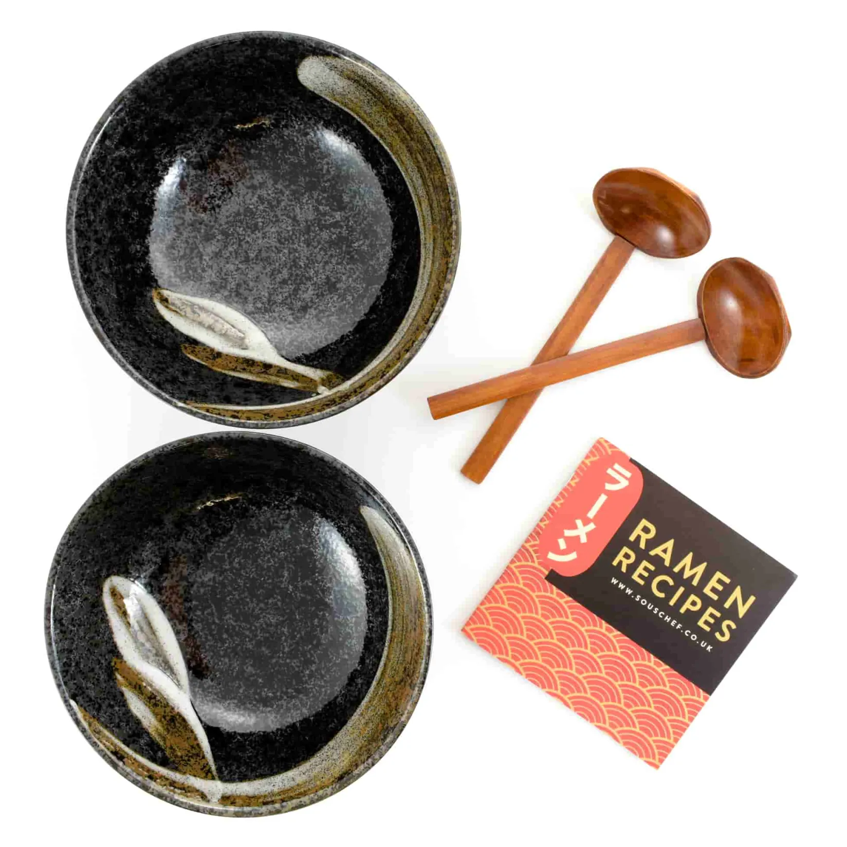 Best Karasuba-Iro Ramen Bowl Set Japanese Ingredients|Japanese Tableware