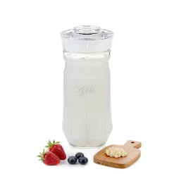 Clearance White Kefir and Kombucha Maker Pickling, Preserving & Fermenting Jars