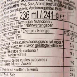 Deep Roasted Sesame Dressing, 236ml Japanese Ingredients|Oil, Vinegar & Dressings