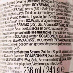 Deep Roasted Sesame Dressing, 236ml Japanese Ingredients|Oil, Vinegar & Dressings