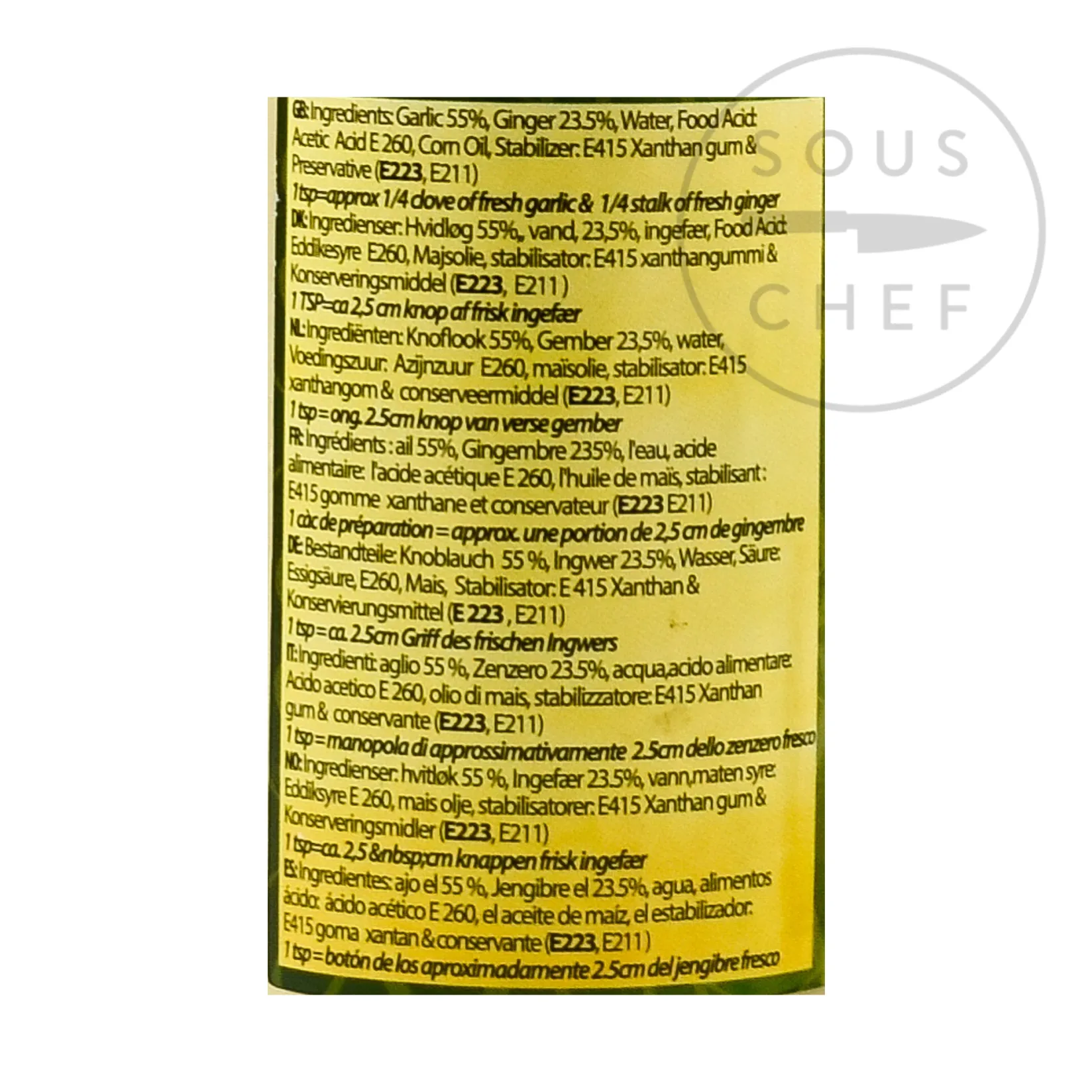 Outlet Minced Garlic & Ginger, 220g Ingredients Brands|Indian Ingredients