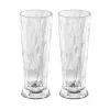 New Large 'Unbreakable Glass' Beer Glasses, Set of 2 Tableware Brands|Table Setting