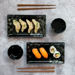 Kuro Hana Sushi Serving Set Tableware Brands|Japanese Ingredients