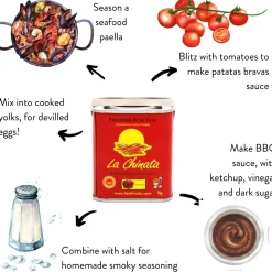 New Hot Smoked Paprika, 70g Spanish Ingredients|Herbs & Spices