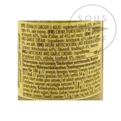 Outlet Artichoke And Garlic Cream, 130g Italian Ingredients|Sauces & Condiments
