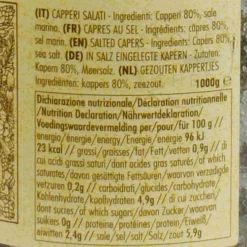 New Salted Capers Ingredients Brands|Italian Ingredients