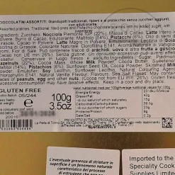 Giandujotti Selection, 100g Ingredients Brands|Italian Ingredients