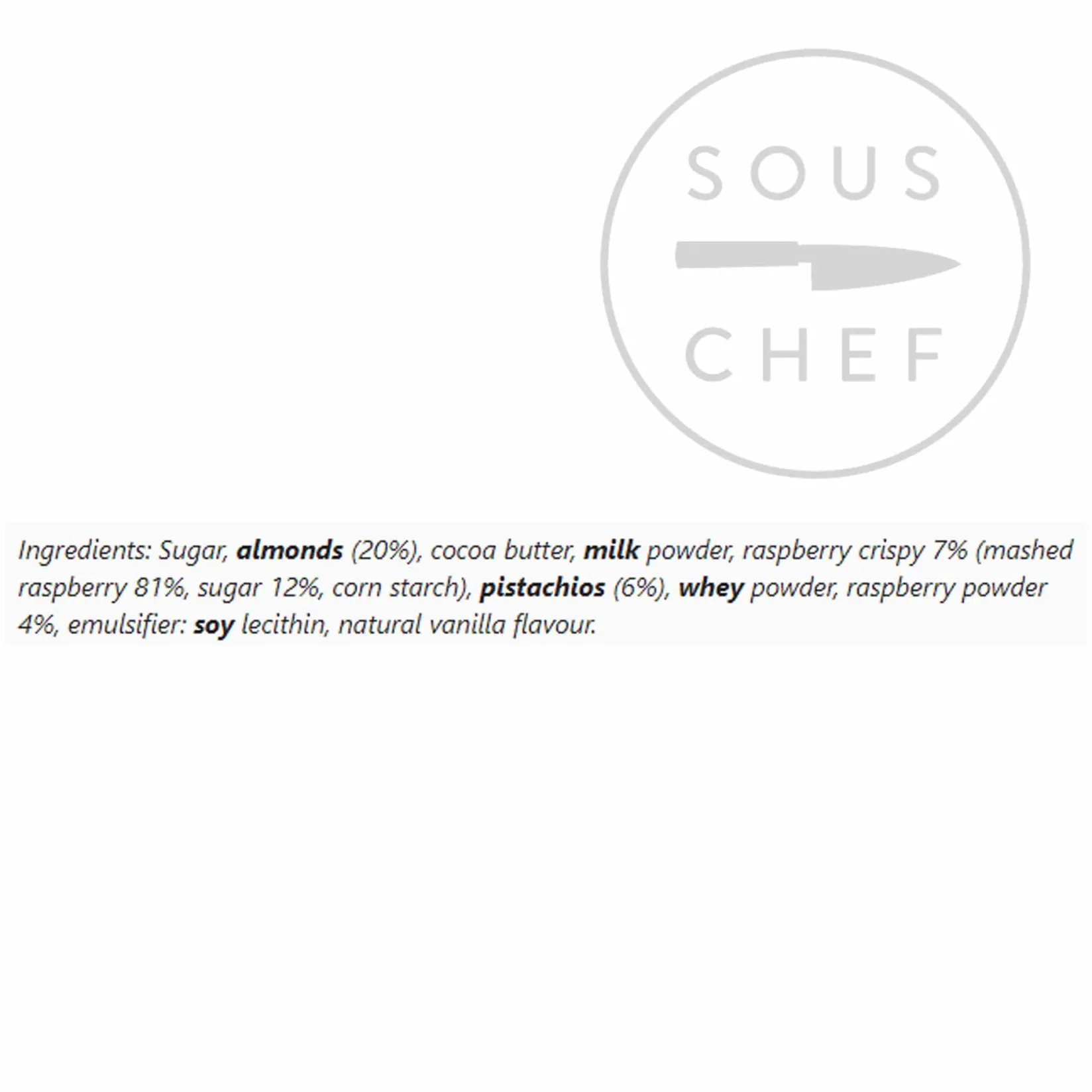 Online Mini Pistachio & Raspberry Truffles, 50g Ingredients Brands|Italian Ingredients