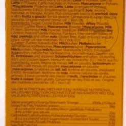 Hot Tiramisu Chocolate Bar, 60g Italian Ingredients|Chocolate & Sweets