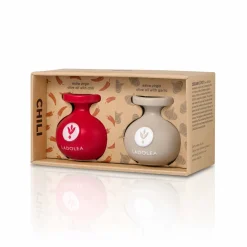 New Set of 2 Chilli & Garlic Infused Extra Virgin Olive Oil, 80ml Ingredients Brands|Greek Ingredients