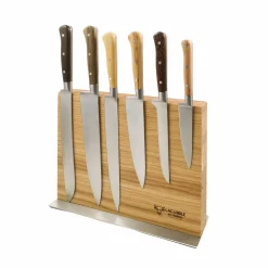 Best Classic Knife Block of 6 Kitchen Knives, Mixed Woods French Ingredients|Kitchen Knives
