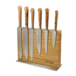 Hot Classic Knife Block of 6 Kitchen Knives, Juniper French Ingredients|Kitchen Knives
