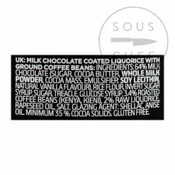 Hot Liquorice C - Coffee & Milk Chocolate Ingredients Brands|Chocolate & Sweets