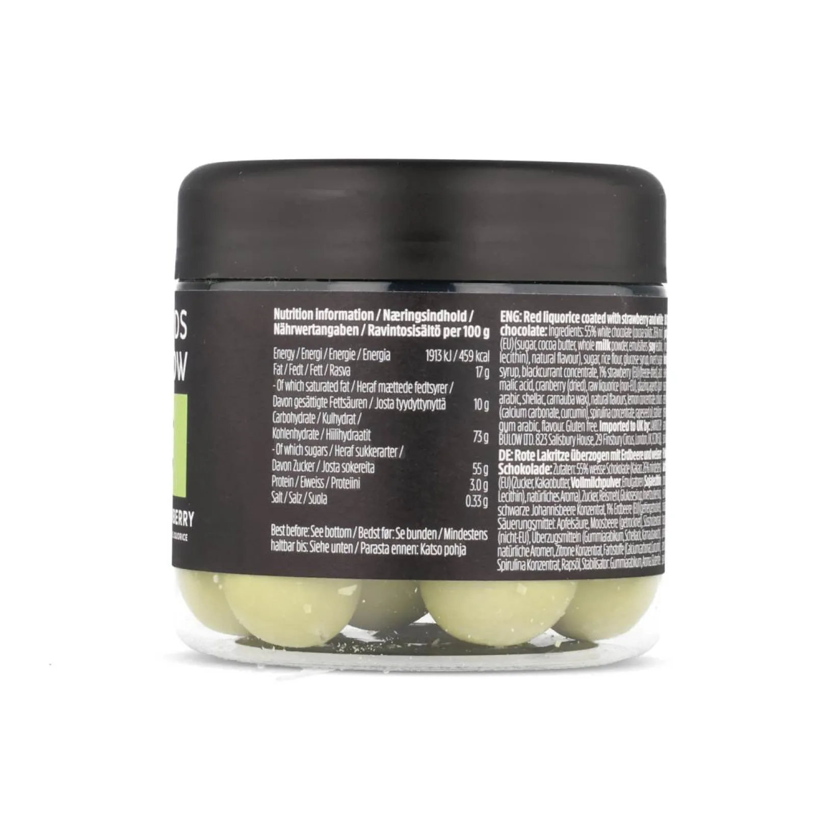 Hot Liquorice C - Sour Strawberry Chocolate & Sweets|Ingredients Brands