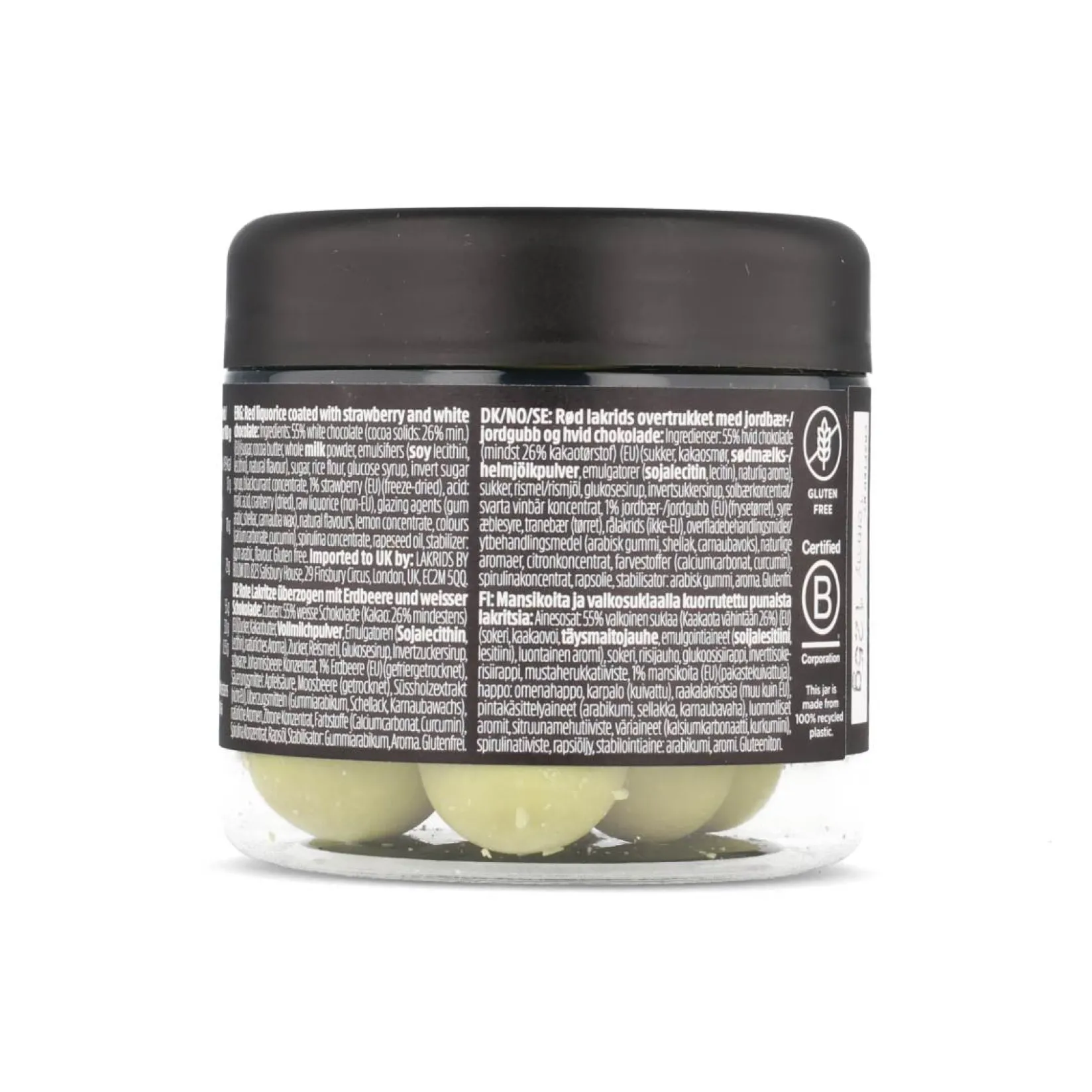 Hot Liquorice C - Sour Strawberry Chocolate & Sweets|Ingredients Brands