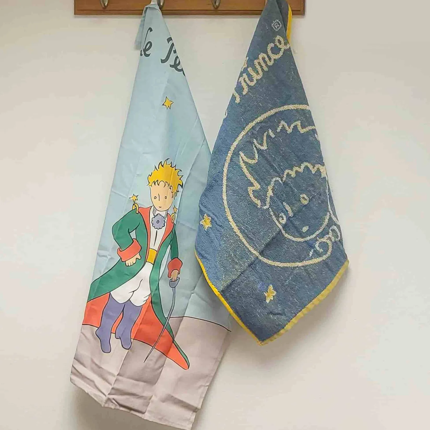 Clearance Le Petit Prince Washcloth & Tea Towel with Gift Box French Ingredients|Kitchen Textiles & Clothing