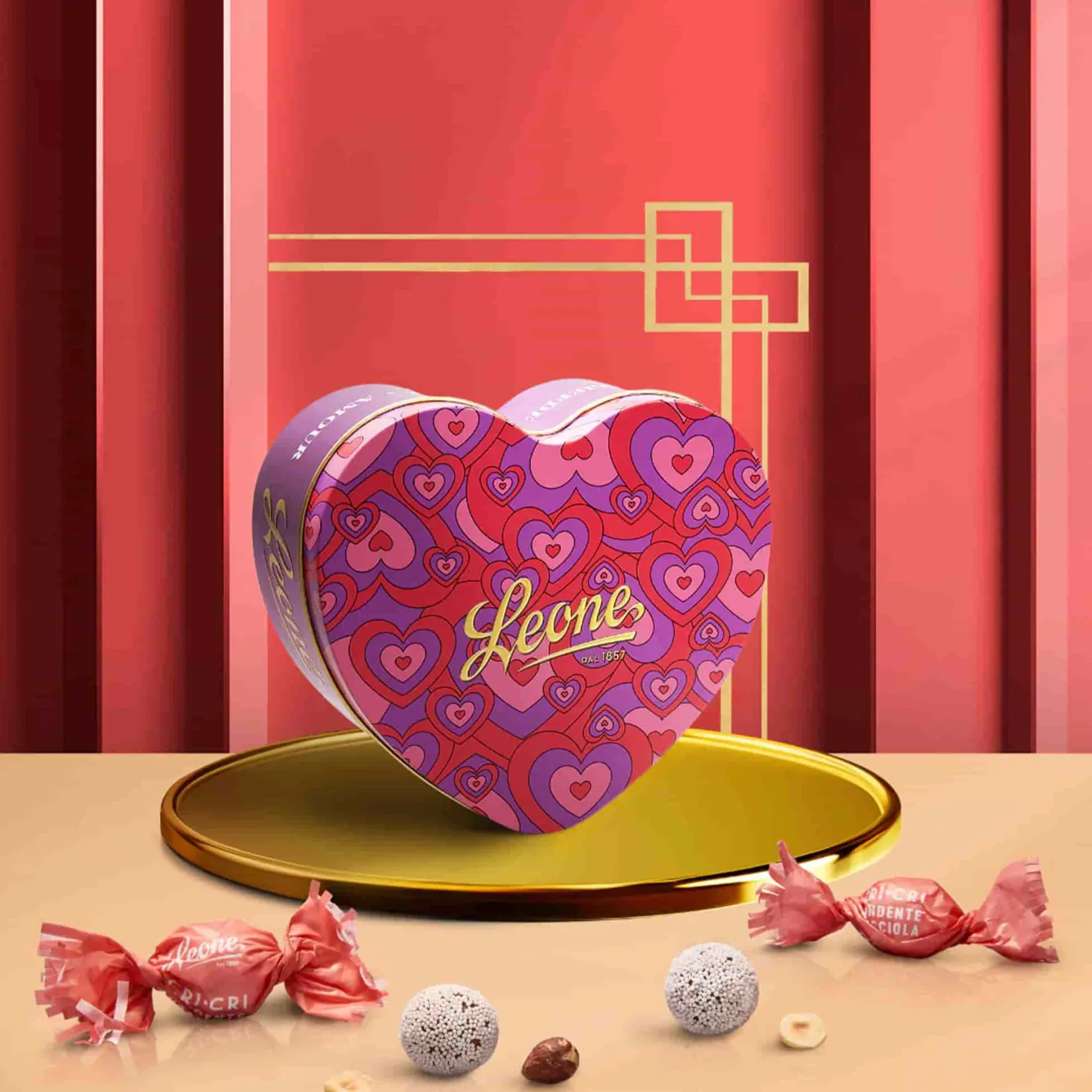 Best Love Heart Tin with Dark Chocolate Cri Cri, 100g Ingredients Brands|Chocolate & Sweets