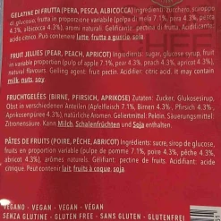 Clearance Mixed Flavours Fruit Jellies Pattern Handy Bags, 150g Ingredients Brands|Italian Ingredients