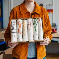 Clearance Garden Veg Mixed Design Napkins Box of 6 Tableware Brands|Table Setting